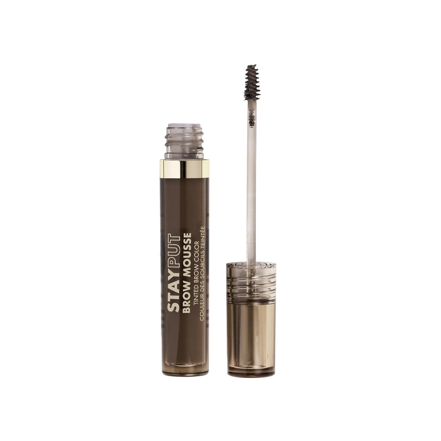 Milani Brow Tint- Stay Put Tinted Brow Mousse, Nourishing, High-Pigment infused with Shea Butter, Jojoba Seed Oil & Panthenol Vitamin B5- Dark Brown