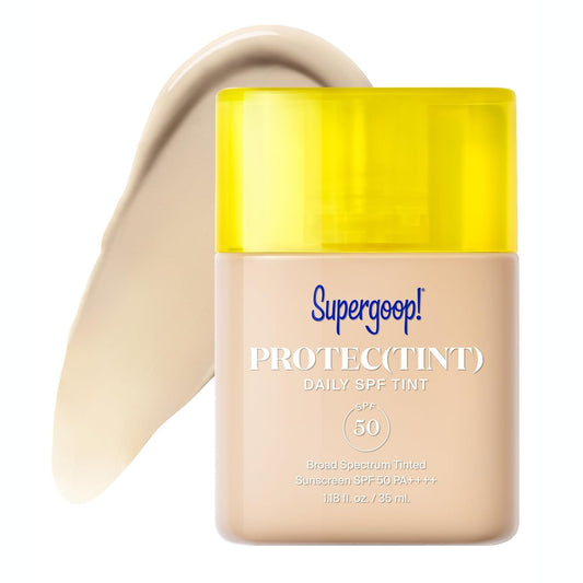 Supergoop! Protec(tint) Daily Skin Tint SPF 50 - 14N - Light, Buildable Coverage for Immediately Smooth, Even-Looking Skin - Natural Finish