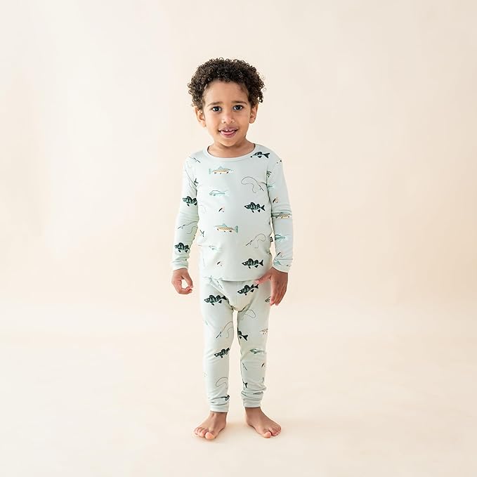 KYTE BABY Toddler Pajama Set - Pjs for Toddlers Made of Soft Bamboo Rayon Material