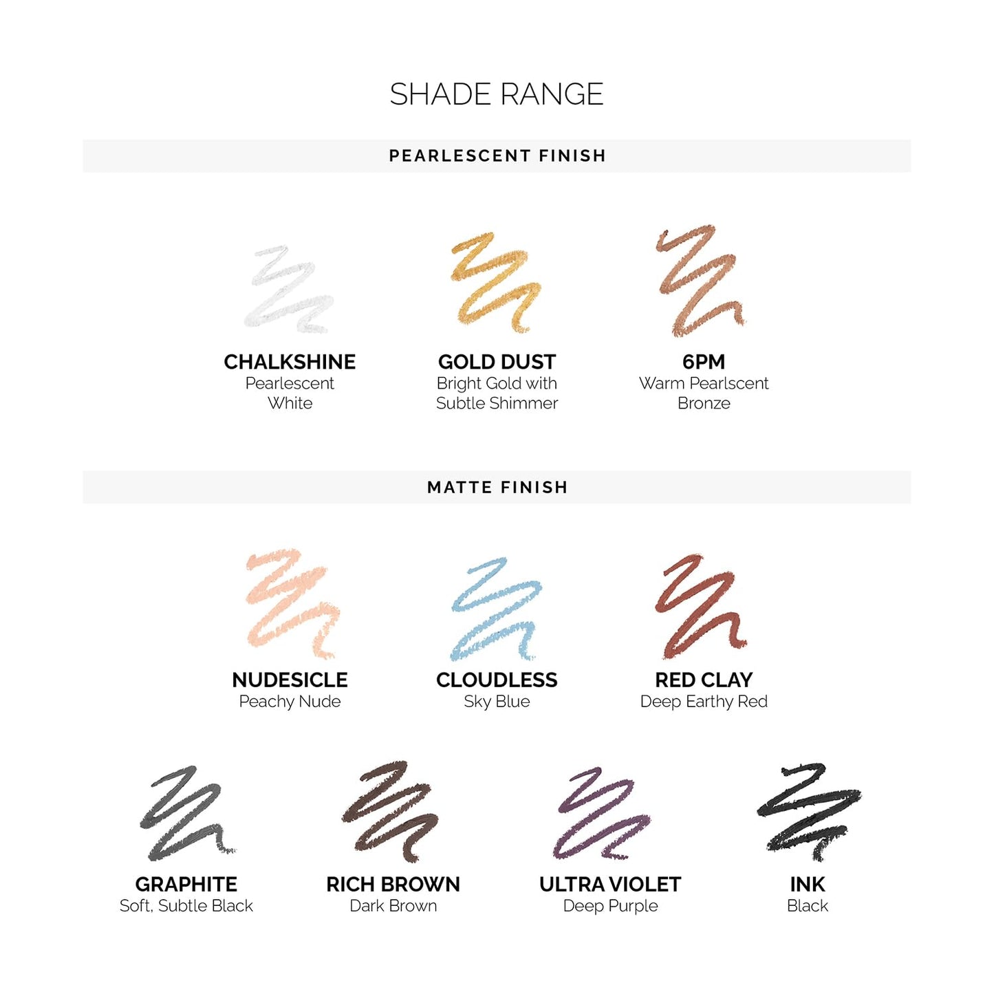 OFIR Waterproof Eye Pencil | Vegan, Cruelty-Free & Smudge-Proof | Creamy Gel Formula for Smooth Application | Long-Lasting, Full-Coverage, Precise Eyeliner Pencil (Chalkshine - Pearlescent White)