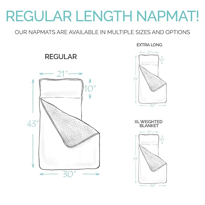 JumpOff Jo Nap Mat for Kids - Cozy Kids Rest Mat with Removable Pillow and Ultra Soft Blanket for Preschool, Daycare, and Sleepovers - Night Sky