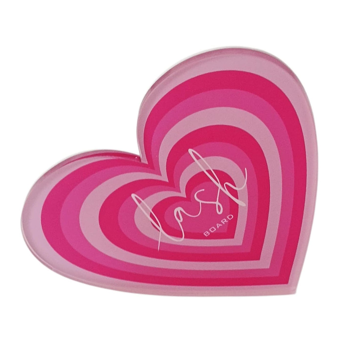 Grafting False Eyelash Acrylic Extension Pallet, Eyelash Extension Tweezers Plate Pad Makeup Palette Individual Training Tools (Heart-shaped（4.72x3.54inch）)