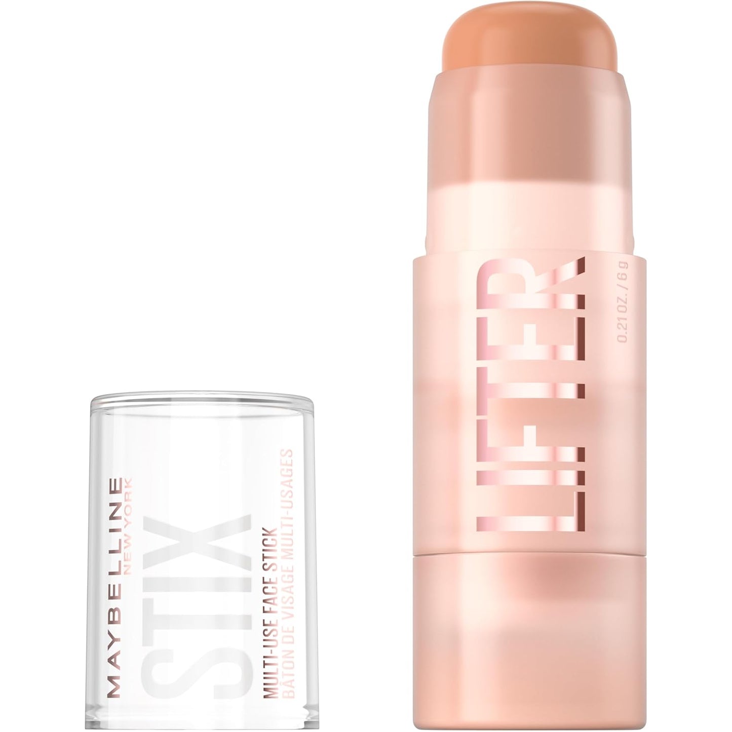 Maybelline Lifter Stix Multi-Use Face Stick - Contour, Bronzer, Concealer and Foundation Stick, All-In-One Creamy Face Makeup with Cranberry Seed Oil, 30, 1 Count