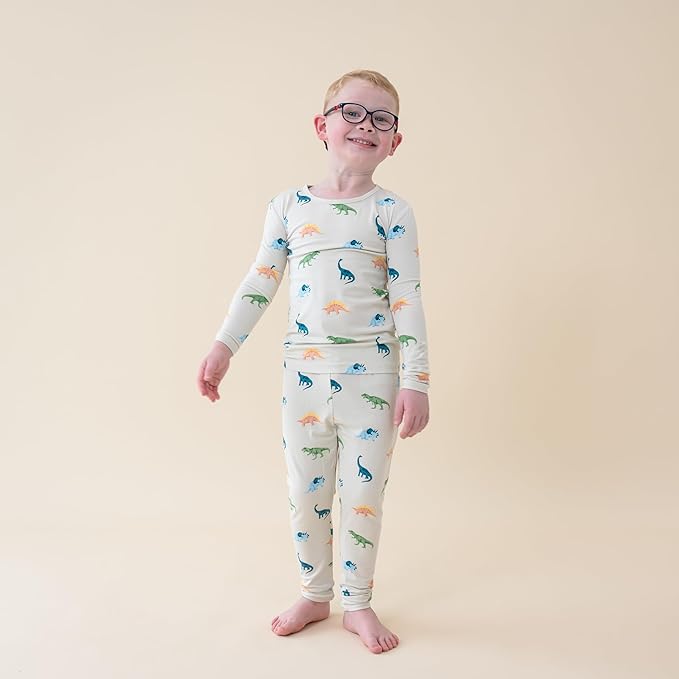 KYTE BABY Toddler Pajama Set - Pjs for Toddlers Made of Soft Bamboo Rayon Material