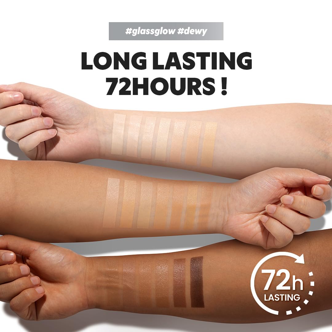 TIRTIR Mask Fit Aura Silver Cushion Foundation | Semi-glow Finish, Natural Coverage, Moisturizing, Lightweight, Korean cushion foundation (#13N Fair Ivory, Full Size, 0.63 Fl Oz)