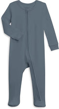 Colored Organics Baby Zip-Up Footed Sleeper with 2-Way Zipper - Newborn Organic Cotton Pajamas