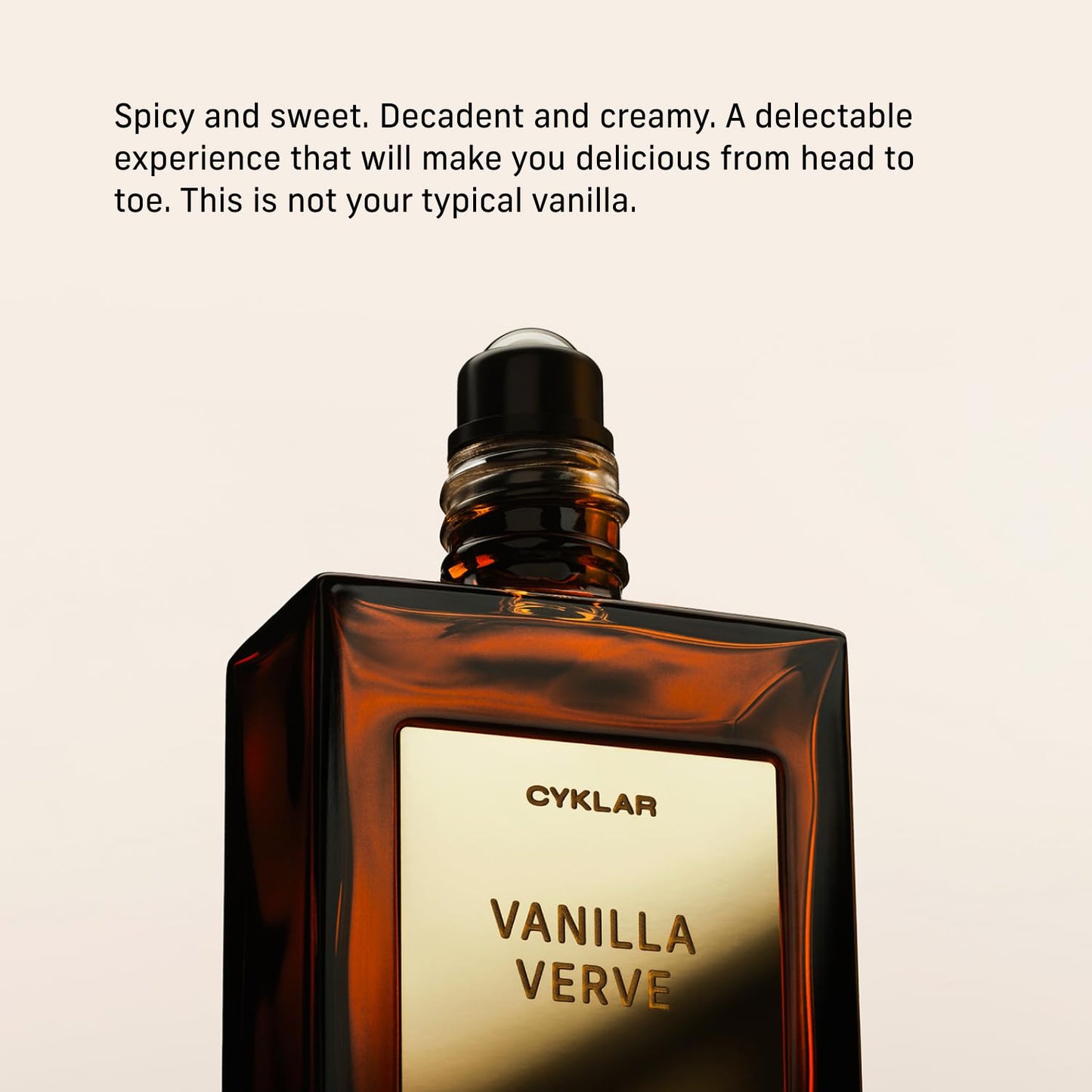 Perfume Oil Roll-On. Travel-Friendly Vanilla Verve Fragrance with Vanilla, Bergamot, and Amber Notes. Long-Lasting Essential Oil Parfum for Women and Men. 0.5 Fl Oz Scented Rollerball Bottle