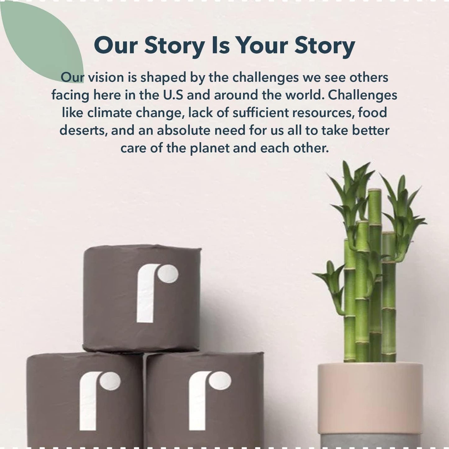 Reel Premium Toilet Paper - 12 Rolls of Toilet Paper - 3-Ply Made from Tree-Free - Zero Plastic Packaging, Septic Safe