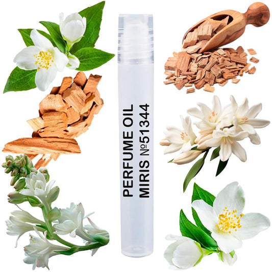 MIRIS Perfume Oil No. 51344, Inspired by Gardens Of India 79, Long-Lasting Unisex Roll-On For Women and Men, Rollerball 0.34 Fl Oz / 10 ml