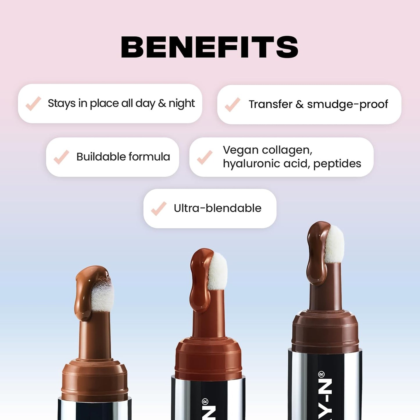 Sacheu Liquid Contour STAY-N Long Wear Cream Contour Makeup — Long Lasting, Blendable, & Lightweight Formula — Vegan & Cruelty-free, Giving Boss