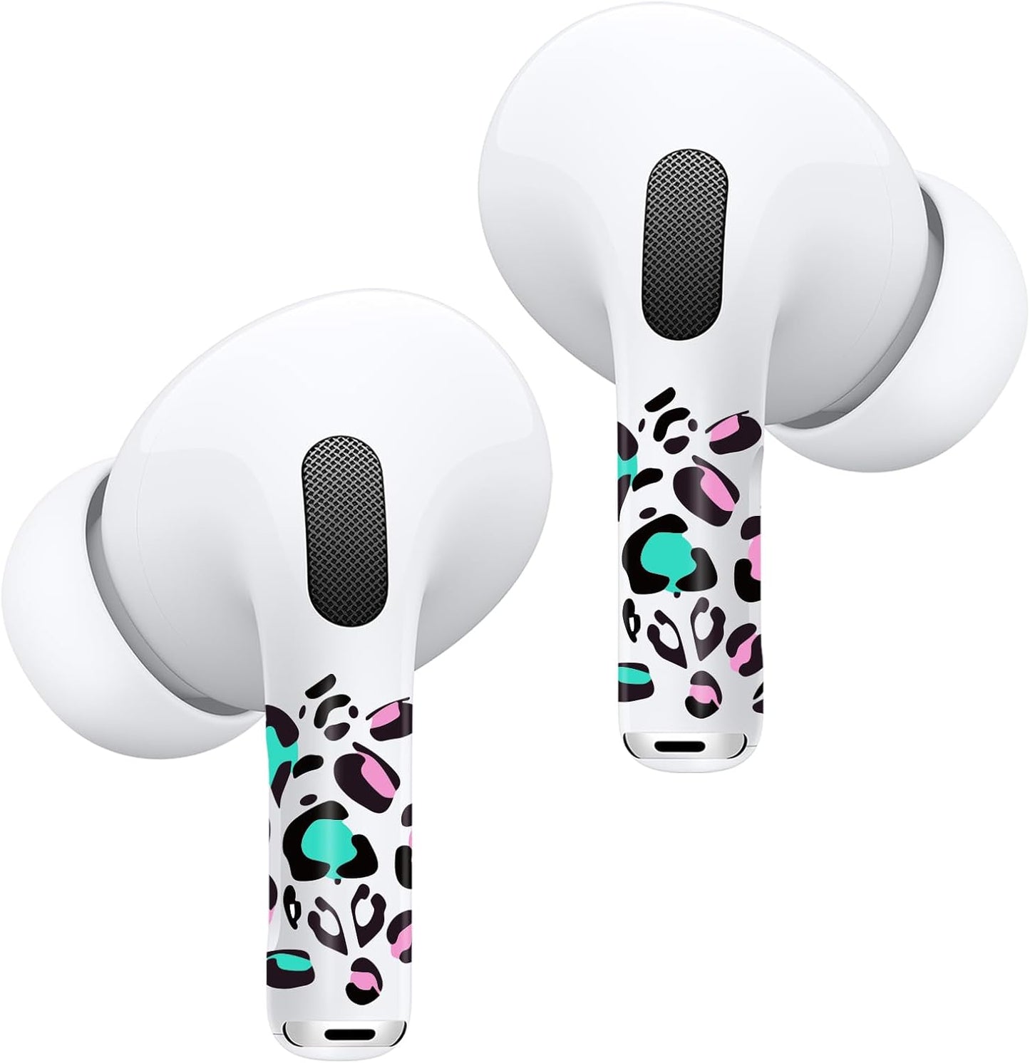 ROCKMAX for AirPods Pro 2 Skin Accessories, Leopard Print Sticker Wrap for AirPods, Unique Gifts for Women and Girls, Customized Tattoos Compatible to AirPods Pro 2nd Generation Case Cover