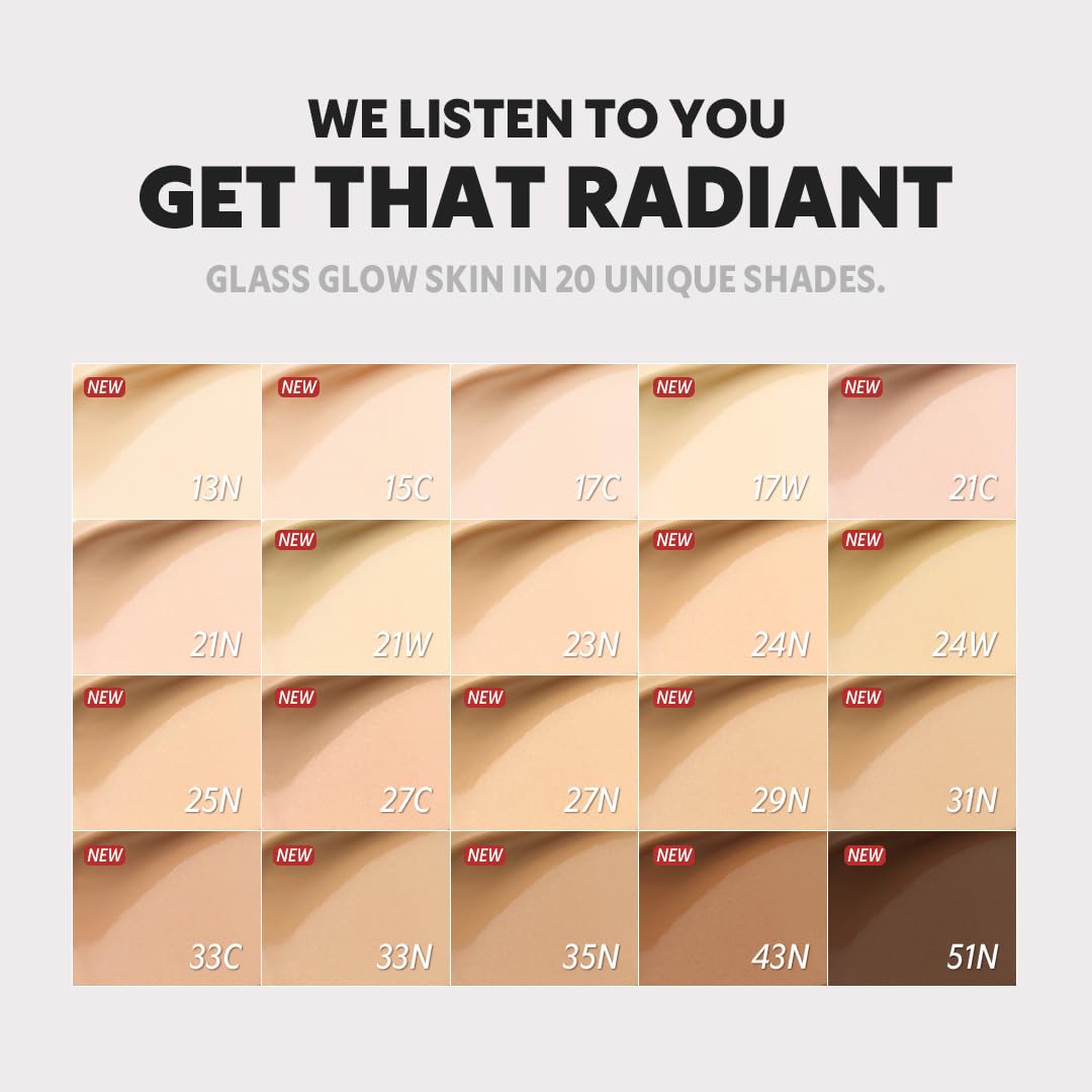 TIRTIR Mask Fit Aura Silver Cushion Foundation | Semi-glow Finish, Natural Coverage, Moisturizing, Lightweight, Korean cushion foundation (#35N Walnut, Full Size, 0.63 Fl Oz)