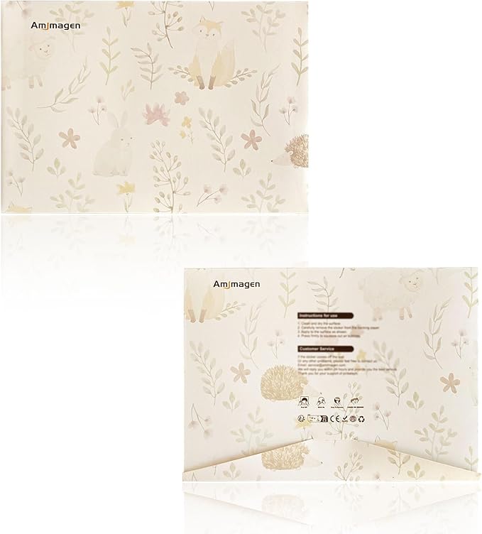 Watercolor Flower Wall Stickers - Kids Baby Boys Girls Toddler Garden Preschool Floral Wall Decals - Nursery Playroom Classroom Daycare Bedroom Home Wall Decor