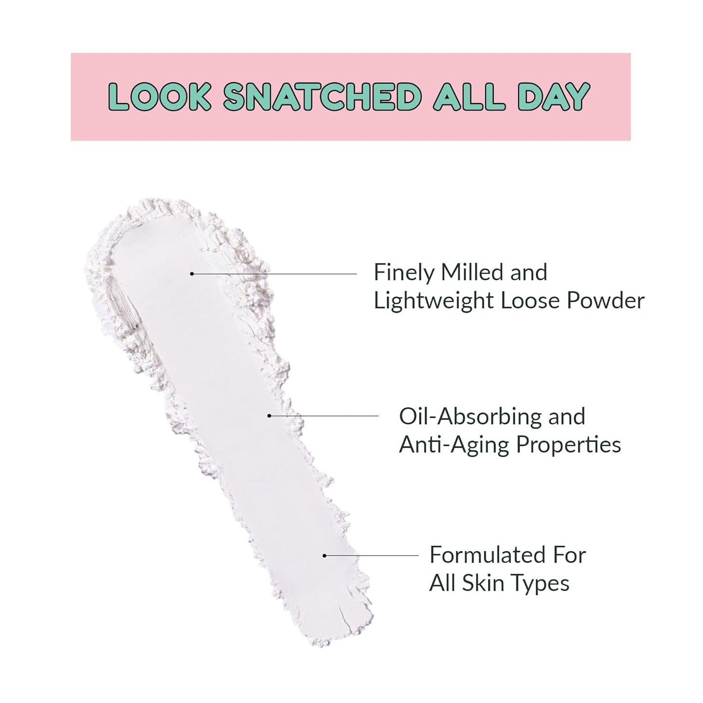 Kimchi Chic Beauty Puff Puff Pass Set and Bake Setting Powder for Makeup, Extra Fluffy Loose Face Powder Poof, Soft Natural Face Makeup for Uneven Skin Tone, 01 Ivander