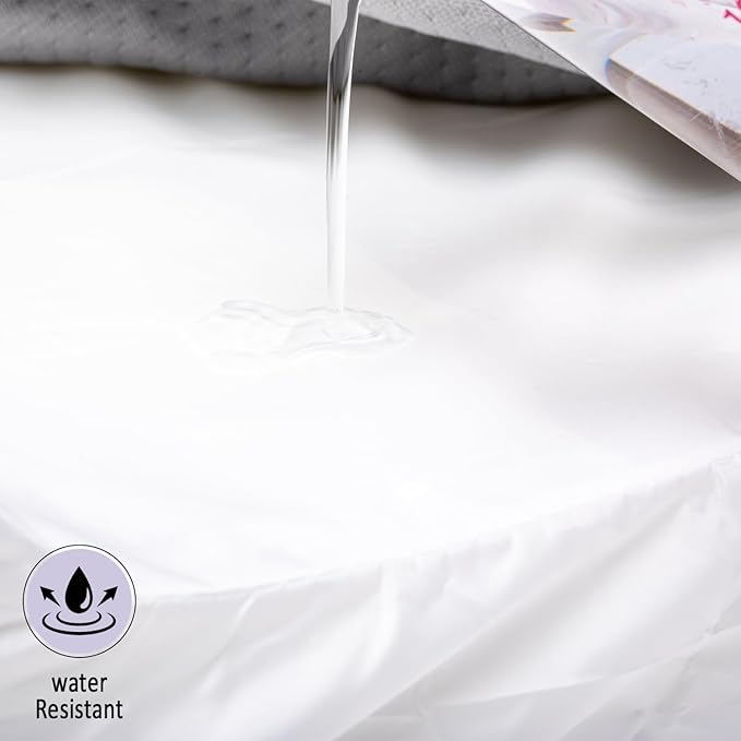 Baby Diaper Changing Pad Soft, Waterproof Changing Pad, Non-Slip Bottom, Safety Straps & Ergonomic Contoured Design - Wipeable Changing Pad Cover Standard Size (31.5"x16") Changing Tables & Dressers