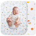 Baby Changing Pad Changing Table Pads Waterproof Large Size 37.5x27.5 Inch Portable Diaper Changing mat Liners Reusable Washable Mattress Protector for Girls & Boys 2 Pack