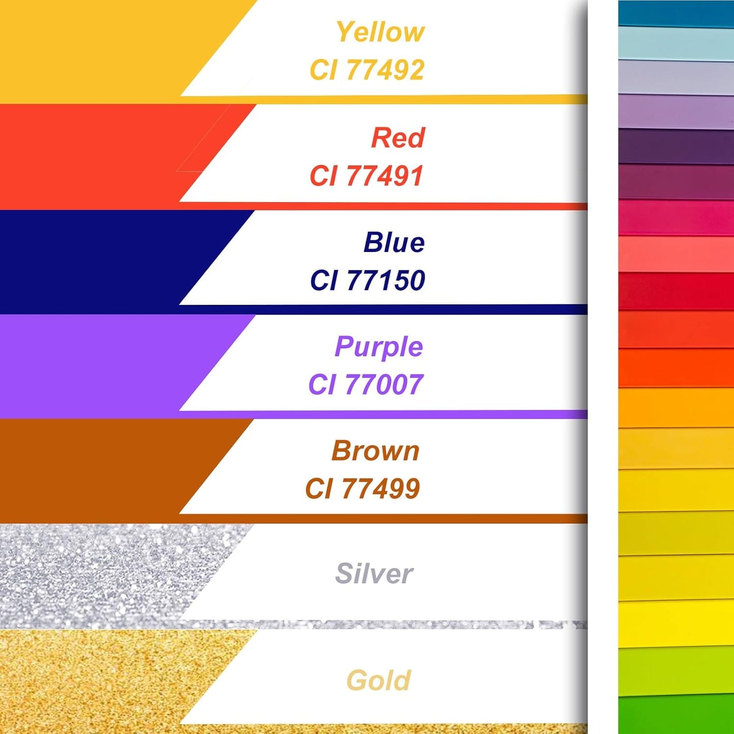 T-MILES 8-color Natural Cosmetics Pigment Set for DIY Eye Shadow Brow Powder Pressed Powder Sunscreen