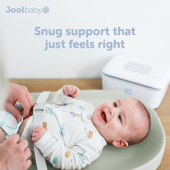 Jool Baby Waterproof Baby Changing Pad - Easy to Clean, Lightweight & Portable - Large Foam Cushion for Comfort (Sage)