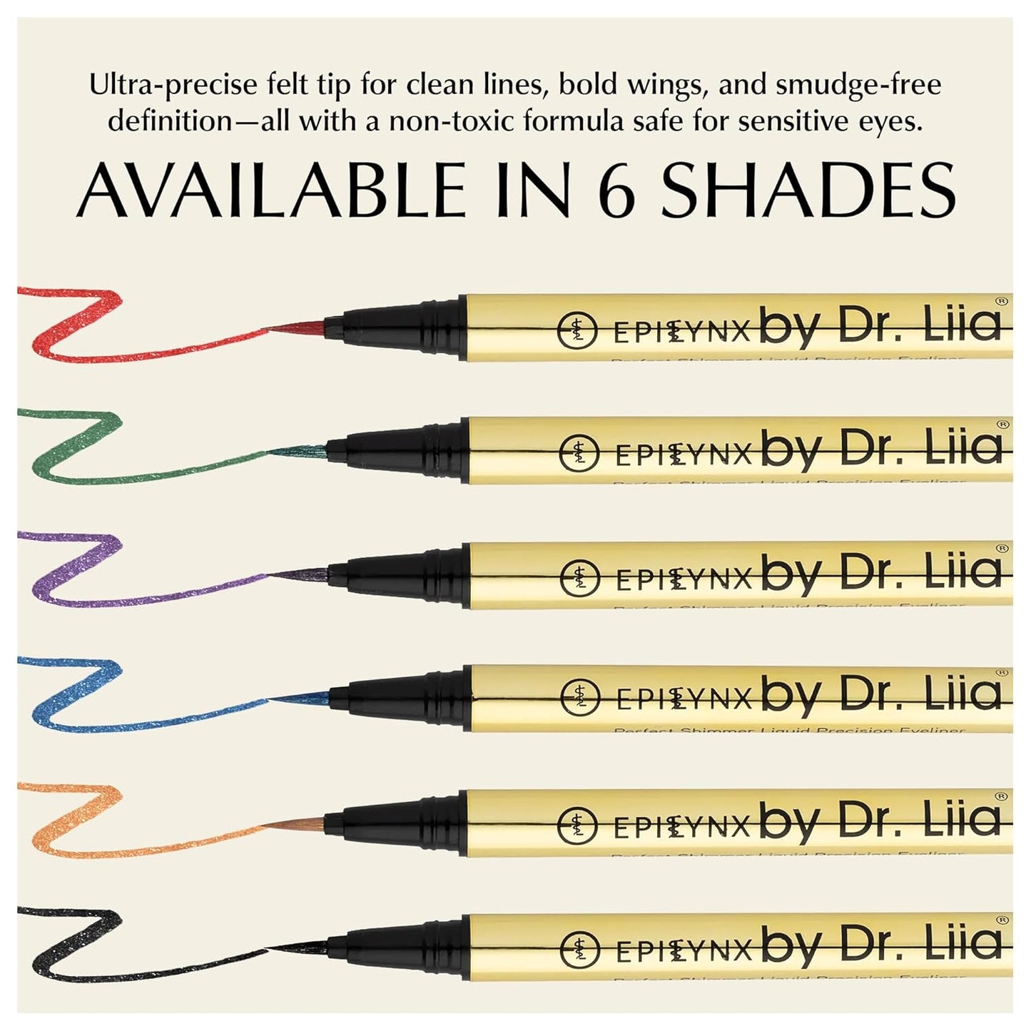 Waterproof Eyeliner - Smudge-Proof Liquid Eyeliner Pen with Precision Tip for Smooth, Long-Lasting Application - Vegan, Hypoallergenic & Gluten-Free Eye Liner - 2mL Shimmer Royal Blue