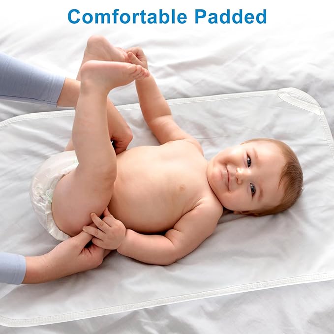 Accmor Portable Diaper Changing Pad, Foldable Waterproof Baby Changing Mat for Diaper Bag, Compact, Lightweight, Baby Changing Mat for Travel