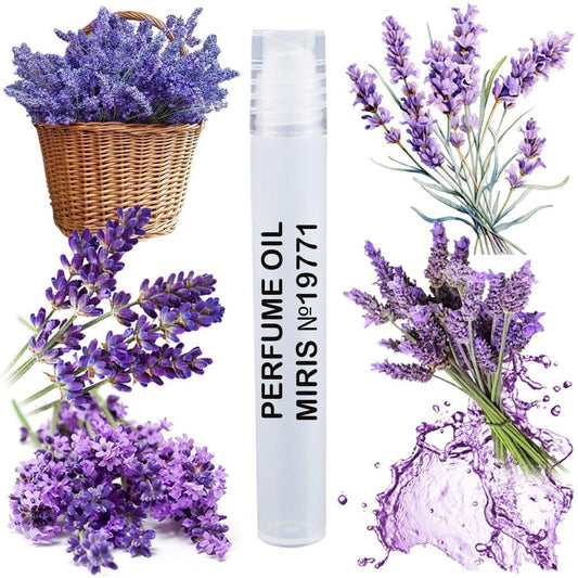 MIRIS Perfume Oil No. 19771 Lavender Breeze, Long-Lasting Unisex Roll-On For Women and Men, Rollerball 0.34 Fl Oz / 10 ml