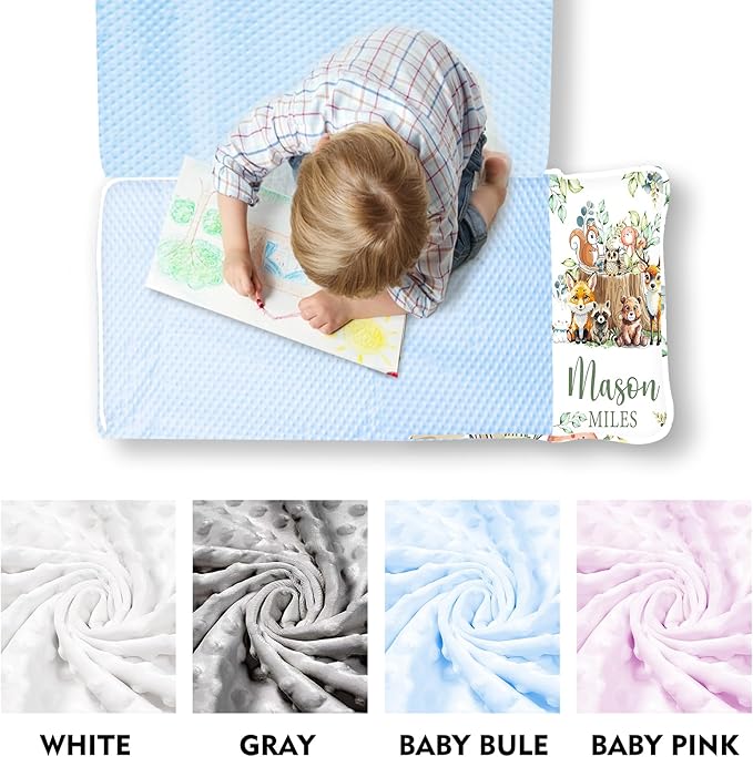 Personalized Toddler Nap Mats for Preschool, Custom Name Kids Sleeping Bag for Daycare, Roll Up Sleeping Mat with Removable Pillow and Soft Dot Minky Blanke for Boys Camping Travel