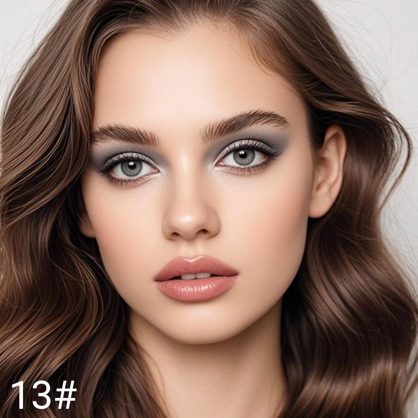 Erinde Waterproof Eyeshadow Stick, Cream Eye Shadow Stick, Long-Lasting, Crease-Proof, Cream to Powder Buildable & Blendable Eye Shadow Pencils Crayon, Vegan & Cruelty-Free, 13 Gray Brown