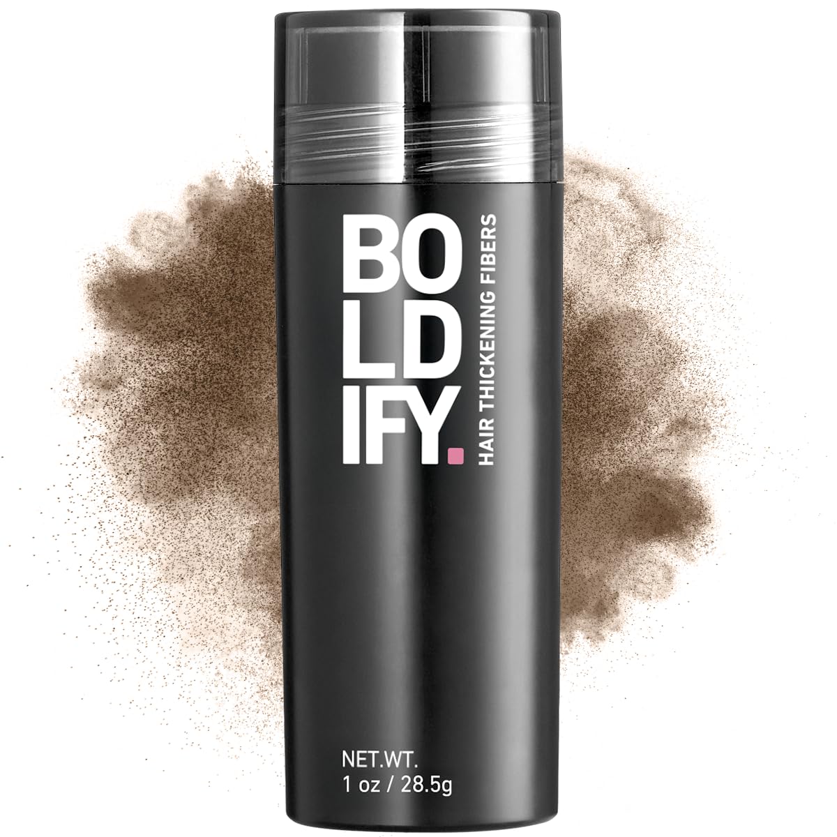 BOLDIFY Hair Fibers (28.5g) - Fill In Thinning and Fine Hair for an Instantly Fuller, Thicker Look - 14 Shades for Women & Men - Light Brown
