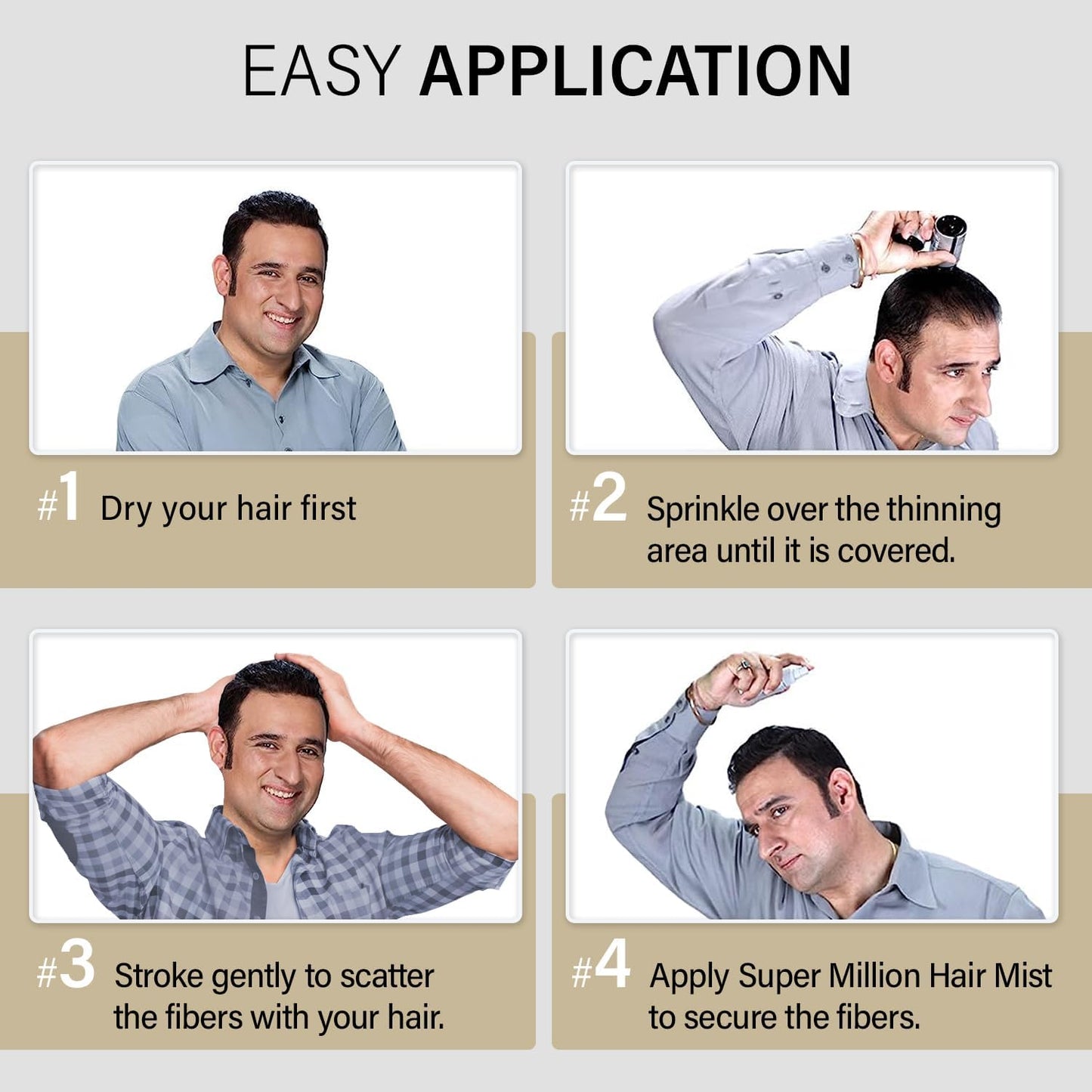 SMH Plant-Based Hair Fibers MADE IN JAPAN – Instantly Conceals Thinning Hair –Long-Lasting, Natural Look – Sweat, Water & Wind Resistant – For Men & Women (10g, Light Blond)