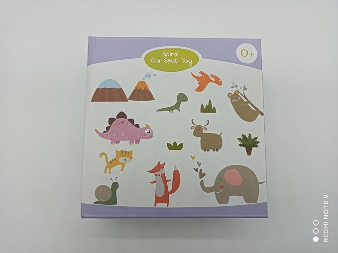 XIXILAND Baby Spiral Plush Toys, Black and White Baby Car Seat Toys, High Contrast Infant Newborn Toy 0-6 Months for Stroller Crib Mobile, Sensory Toy Best Gift for 0 3 6 9 12 Months Boys Girls