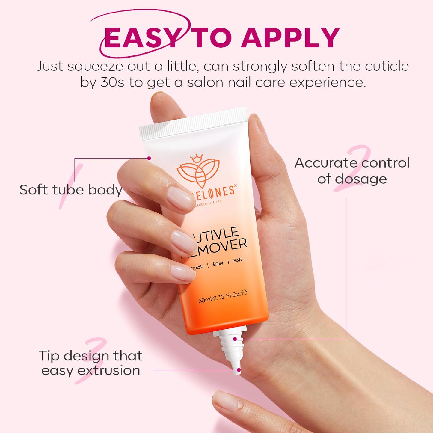 Modelones Cuticle Remover Kit - Cuticle Remover Cream & Cuticle Oil, Cuticle Care Kit w/Cuticle Trimmer Cuticle Pusher & Cuticle Nipper for DIY Nail Manicure, Removedor de Cuticula for Nail Care