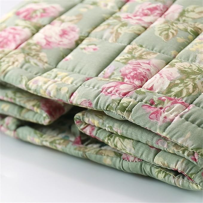 Boho Fabric Storage Basket, Collapsible Floral Laundry Nursery Hamper, Portable Folding Organizer Bin for Home Office Picnic Clothes Toys Books Sundries Storage (Floral 3)