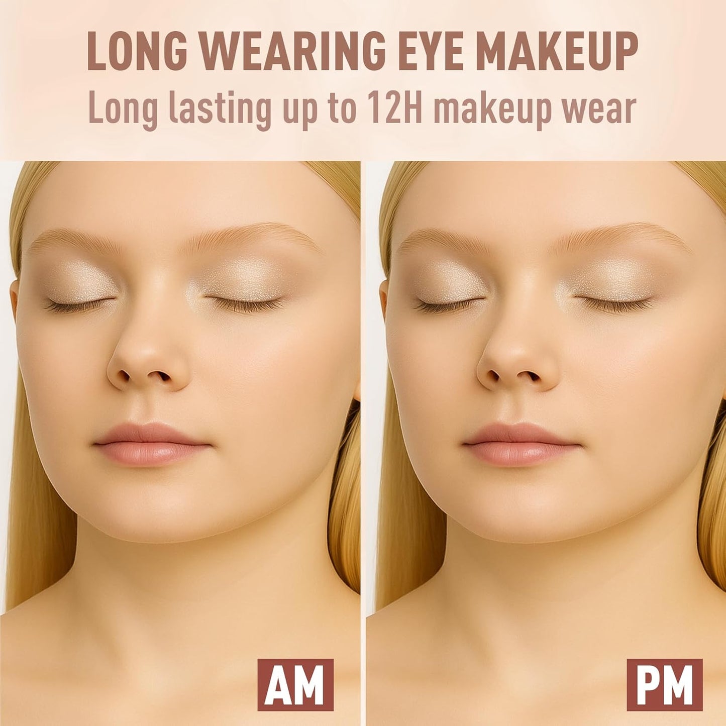 FV Cream Shimmer Eyeshadow Stick，Long Lasting & Waterproof, Multi-Use & High Pigment Eyeshadow Makeup Stick, Pearl Shimmer