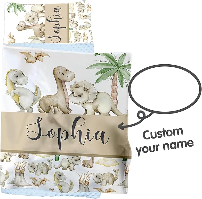Personalized Toddler Nap Mats for Preschool, Custom Name Kids Sleeping Bag for Daycare, Roll Up Sleeping Mat with Removable Pillow and Soft Dot Minky Blanke for Boys Camping Travel