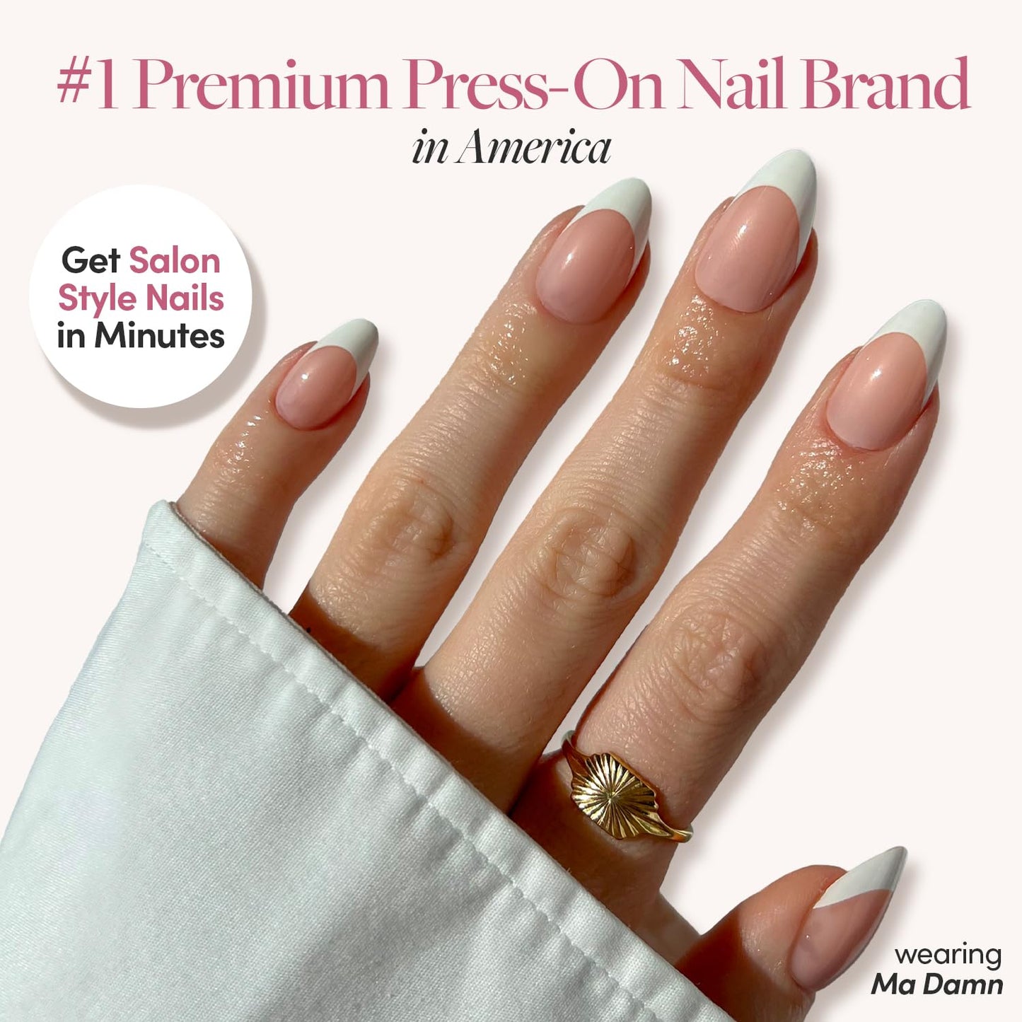 Glamnetic x GLAMZILLA Super Strong Brush On Nail Glue | Brush Tip Applicator, Mess Free, Travel Friendly, Vegan | Durable & Long-Lasting | .24 fl. oz.