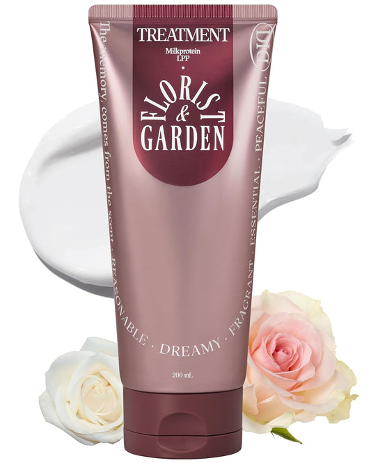 ODID Milk Protein LPP Hair Treatment Mask - Korean Intensive Collagen Deep Conditioner for for Dry Damaged Hair - Protein-Rich Nourishment - Refreshing & Sweet Floral Scent, 6.76oz.