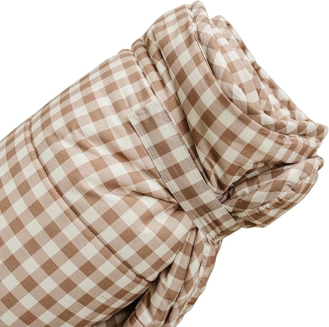 Organic Toddler Nap Mat – 100% Cotton Kids Washable Sleeping Mat & Detachable Pillow – Sleeping Bag with Soft 1.5” Pad – Ideal Nap Mat for Daycare, Preschool, & Sleepovers