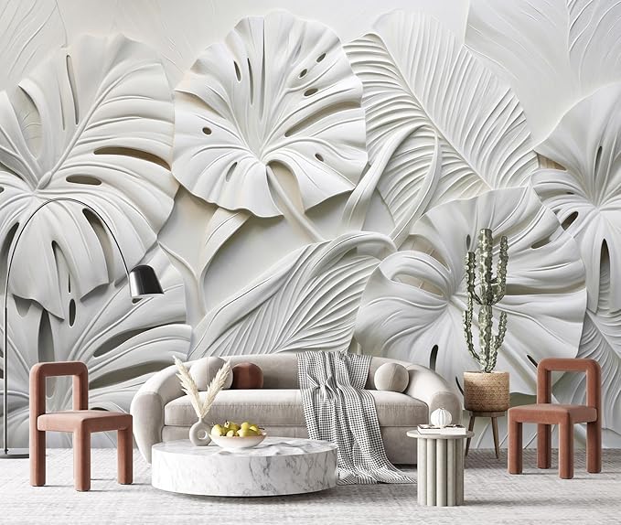 -3D Plant Living Room Wallpaper XT22 S 100" x 65"