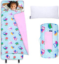 Wildkin Kids Original Nap Mat – Cozy Kids Sleep Mat with Pillow, ideal for School & Travel