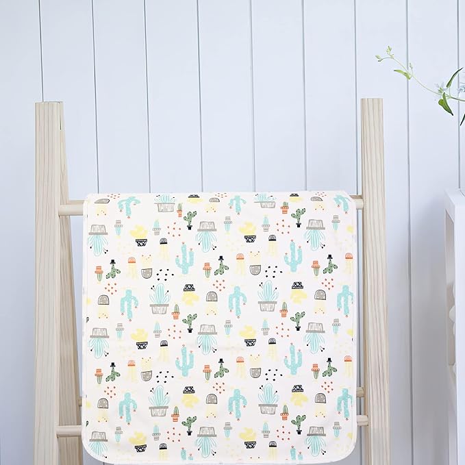 Baby Portable Changing Pad Changing Table Pads Diaper Changing mat Liners 1 Large Size 37.5x27.5 Inch and 2 Medium Size 27.5X22 inch Reusable Washable Waterproof Changing Pads for Baby 3 Pack