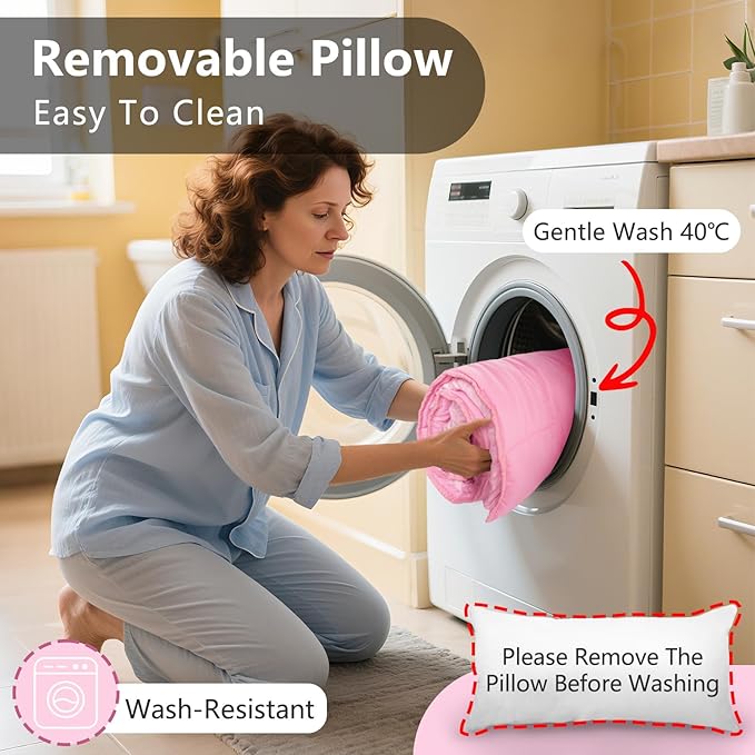 Primlect Toddler Nap Mat with Removable Pillow and Fleece Blanket, Extra Large 55''x35'' Sleeping Bag, Washable, Light, Easy to Roll up, Perfect for Daycare, Preschool, Kindergarten, Travel