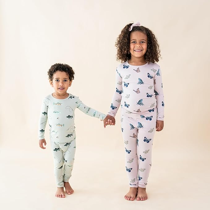 KYTE BABY Toddler Pajama Set - Pjs for Toddlers Made of Soft Bamboo Rayon Material