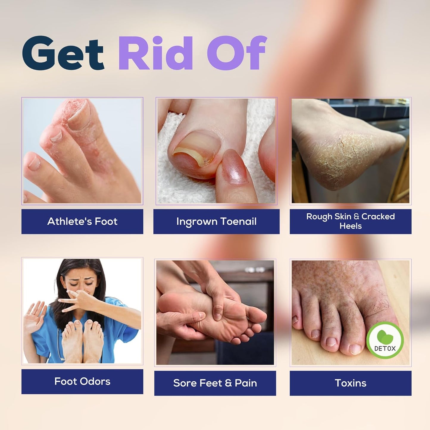 Soothing Lavender Foot Spa with Epsom Salt Bath Soak – Pedicure Foot Soak Tub & Feet Massager Spa – Relaxing Scrubber & Dead Skin Remover – Ionic Foot Bath Detox for Feet Care & Soaking