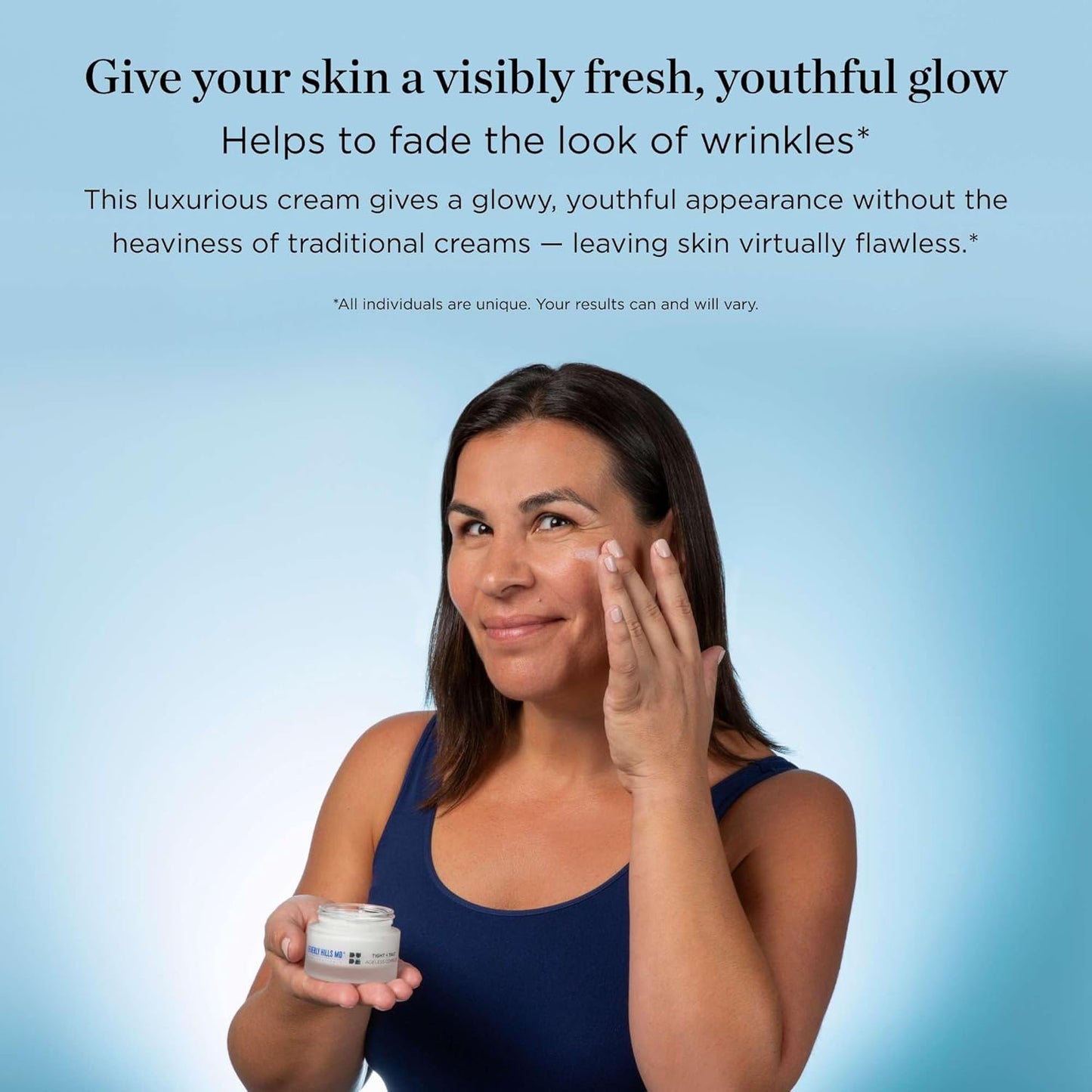 Beverly Hills MD Tight + Taut Ageless Complex – Anti-Aging Face Cream, Hydrating Cream with Peptides and Botanical Extracts – Targets Wrinkles, Fine Lines, and Sagging for a Youthful Glow, 50ml