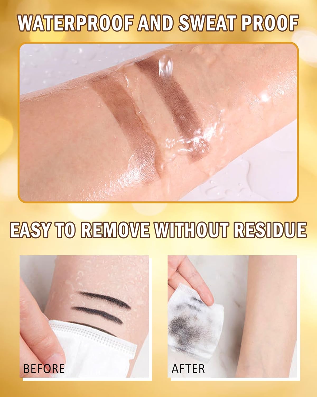 Eyebrow Powder Kit-2 Colors Eye Brow Tinting Powder Palette Long-Lasting Waterproof, Light Dark Grey Brown Brow Filler Product, Mother's Day Makeup Gift for Women Girl, with Mirror Brow Brush-Set 01