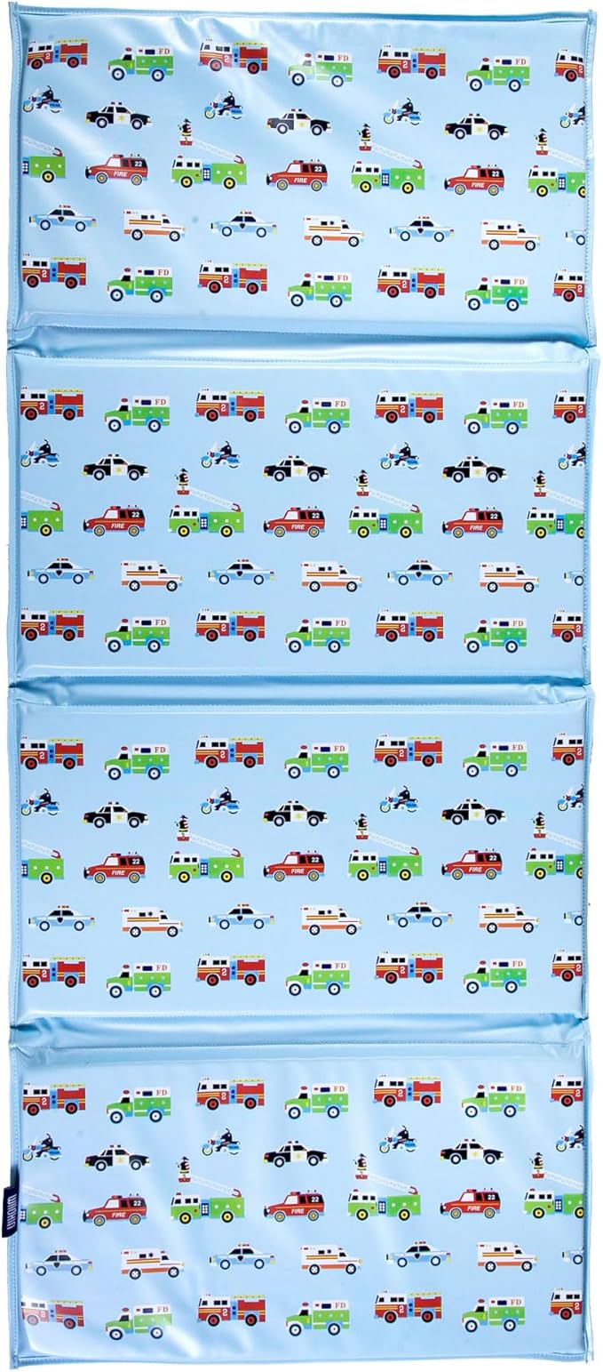 Wildkin Kids Vinyl Nap Mat – Foldable, Durable Rest Mat for Daycare & Preschool