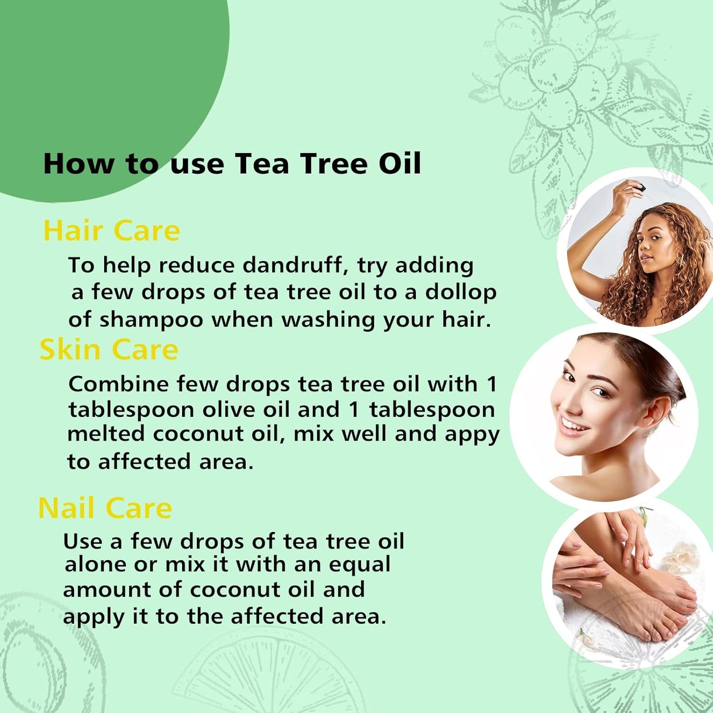 Tea Tree Essential Oil 200ML, Pure Tea Tree Oil for Diffuser Aromatherapy Beauty Care Home Cleansing