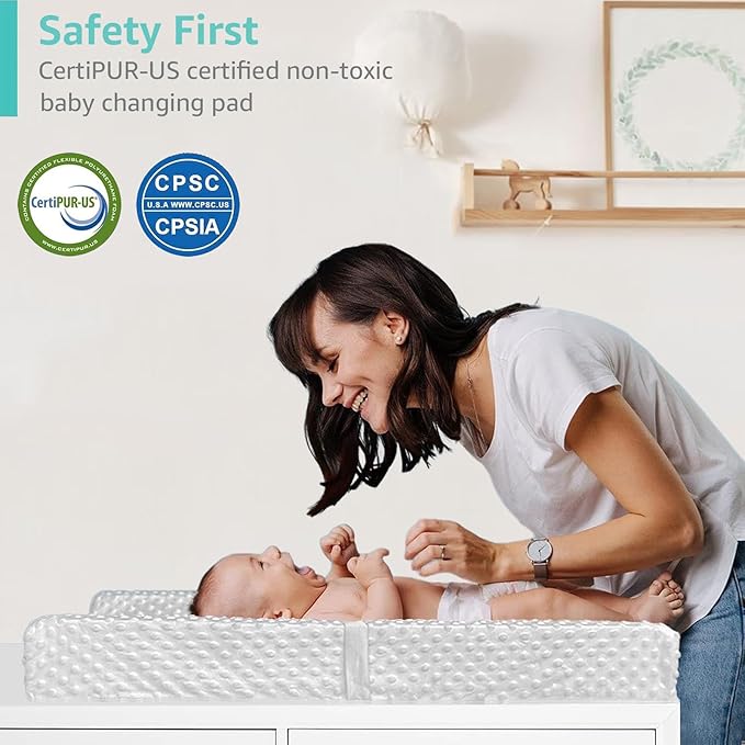 YENING Soft Baby Changing Pad for Dresser Diaper Changing Table Mattress with Cover for Babies and Toddlers Waterproof