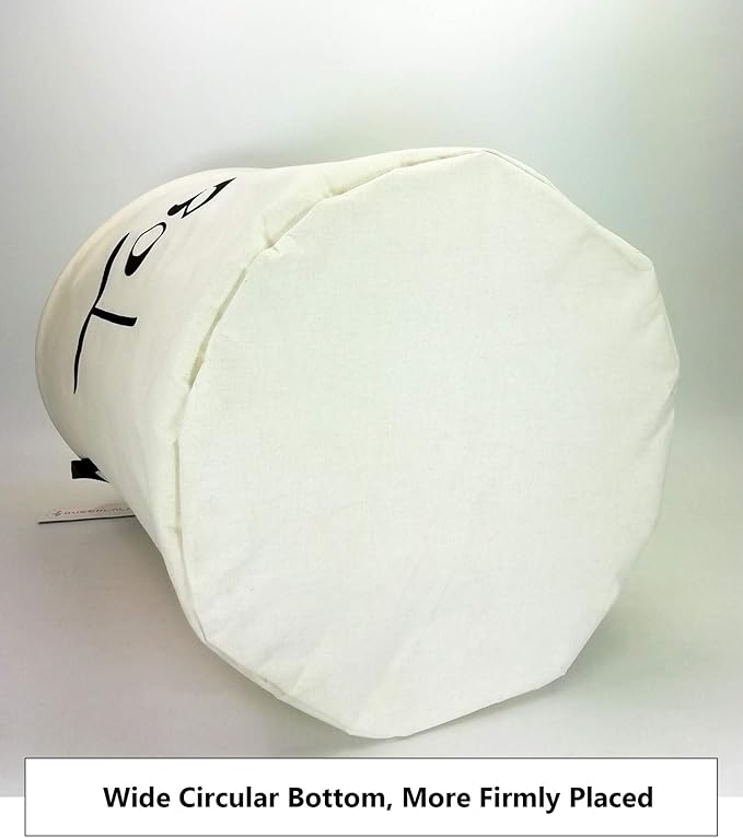 QUEENLALA Large Storage Basket,Laundry Hamper/Bathroom/Home Decor/Collapsible Round Storage Bin,Boys and Girls Hamper/Boxes/Clothing(Toys)