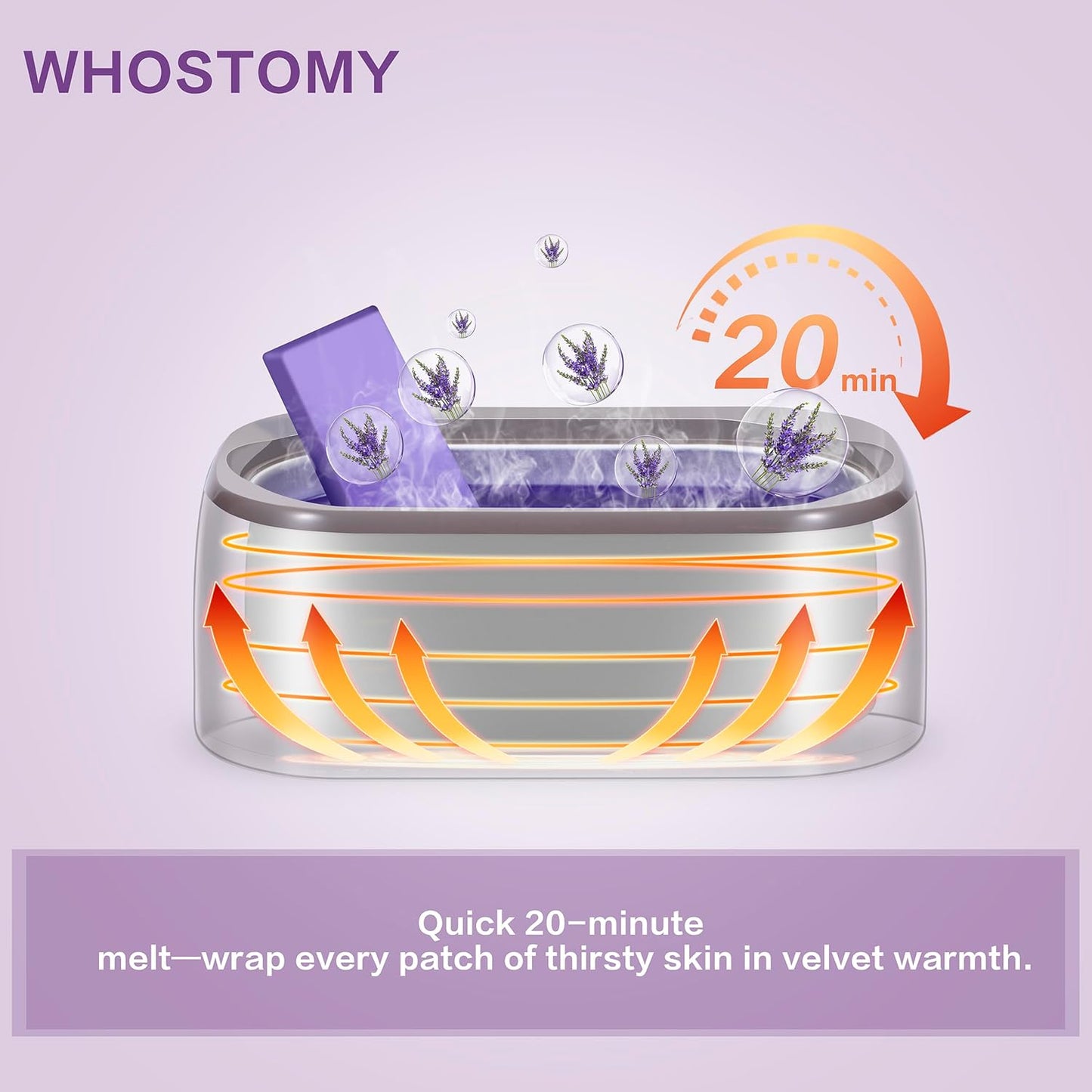 Paraffin Wax Machine for Hands and Feet, Paraffin Wax Warmer Moisturizing Kit 4000ml Wax Bath with Auto Timer, 6-Pack Wax Refills for Manicure Pedicure Home Spa